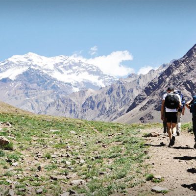 Trekking to confluencia