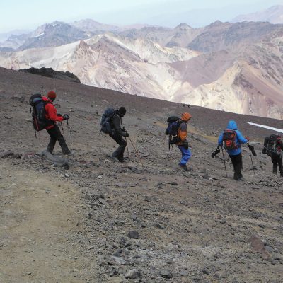 Descense to plaza de mulas