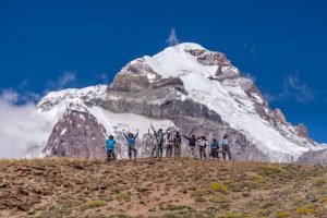 Aconcagua Polish Glacier view